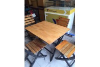 THANH LÝ BỘ BÀN GHẾ CAFE, BÀN GHẾ QUÁN ĂN CHẤT LIỆU GỖ